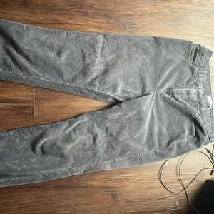 curdoroy pants, dark blue ish